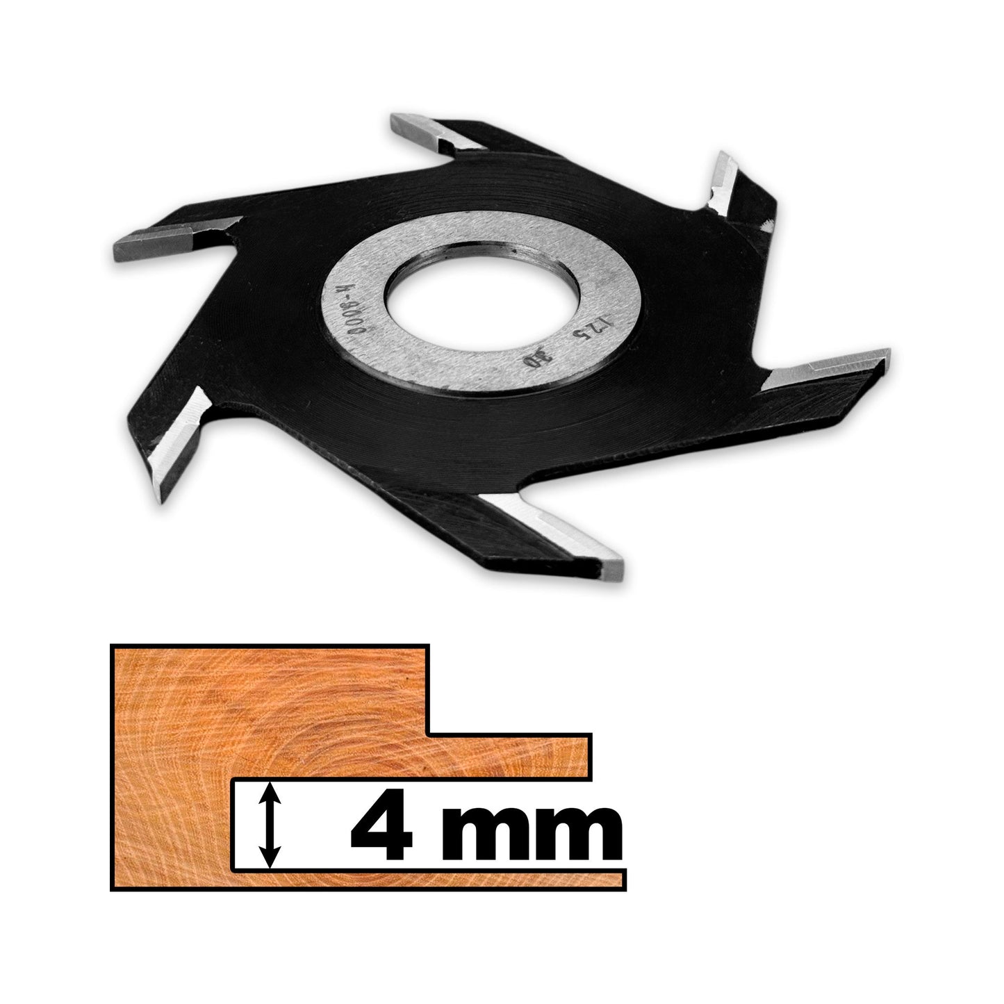 Freza Nut 125 x 30 x 4 Vidia pentru realizarea falt nut sau uluc in lemn sau si rindeluire