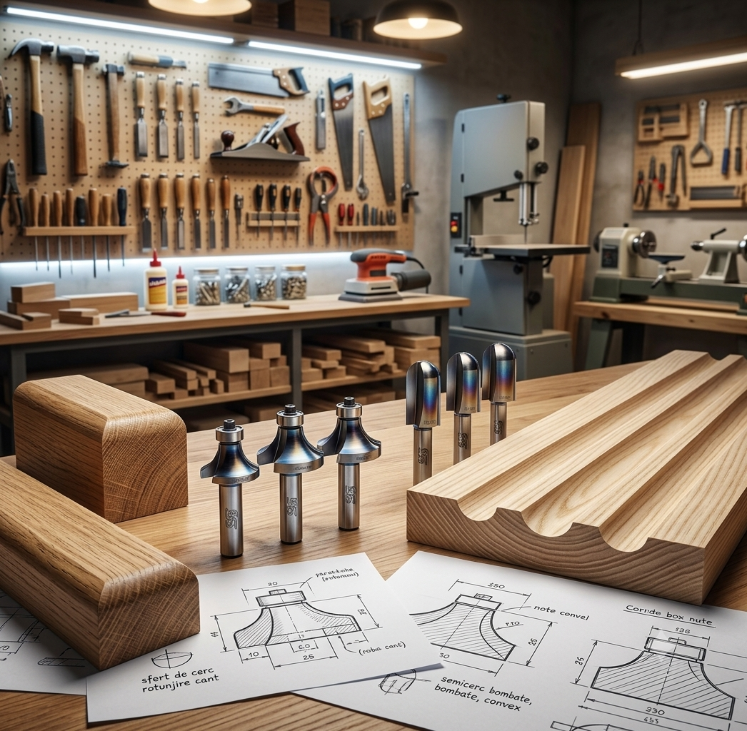 Router Bits - Convexe și Concave