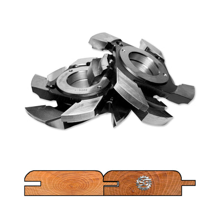 freza lambriu profil rotund industrie lemn brad pin rășinos wood decor alezaj ax 40 30 35 profil contraprofil
