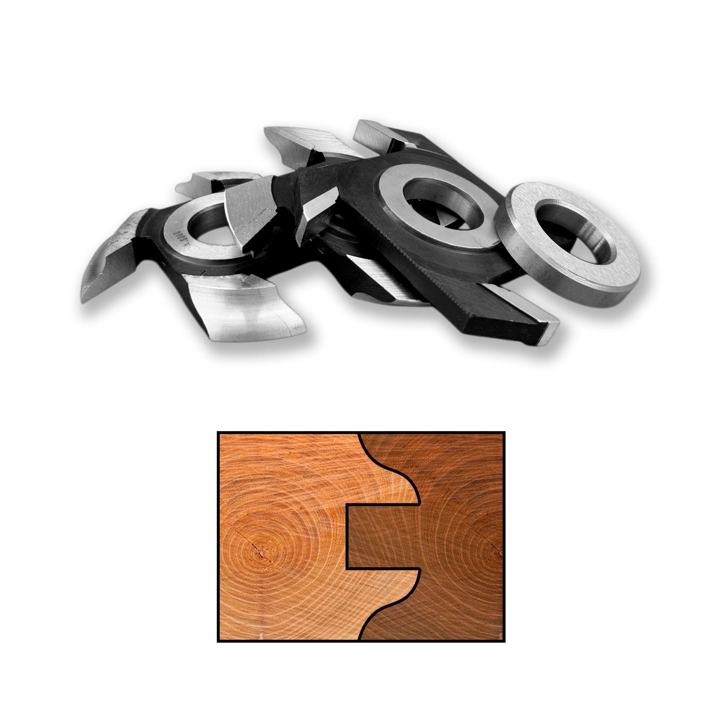 Freze profesionale pentru îmbinări uși din lemn, profil 11