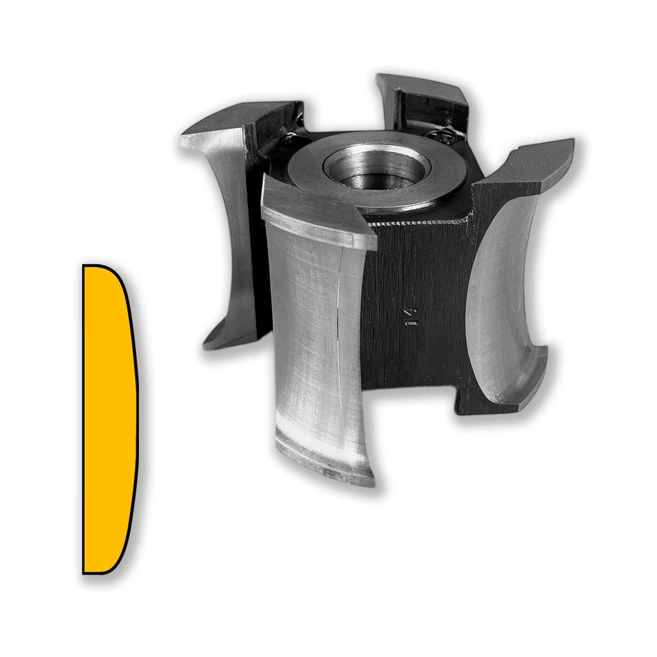 7 - 80 mm HSS Ornamental Frame Profiling Router Bit