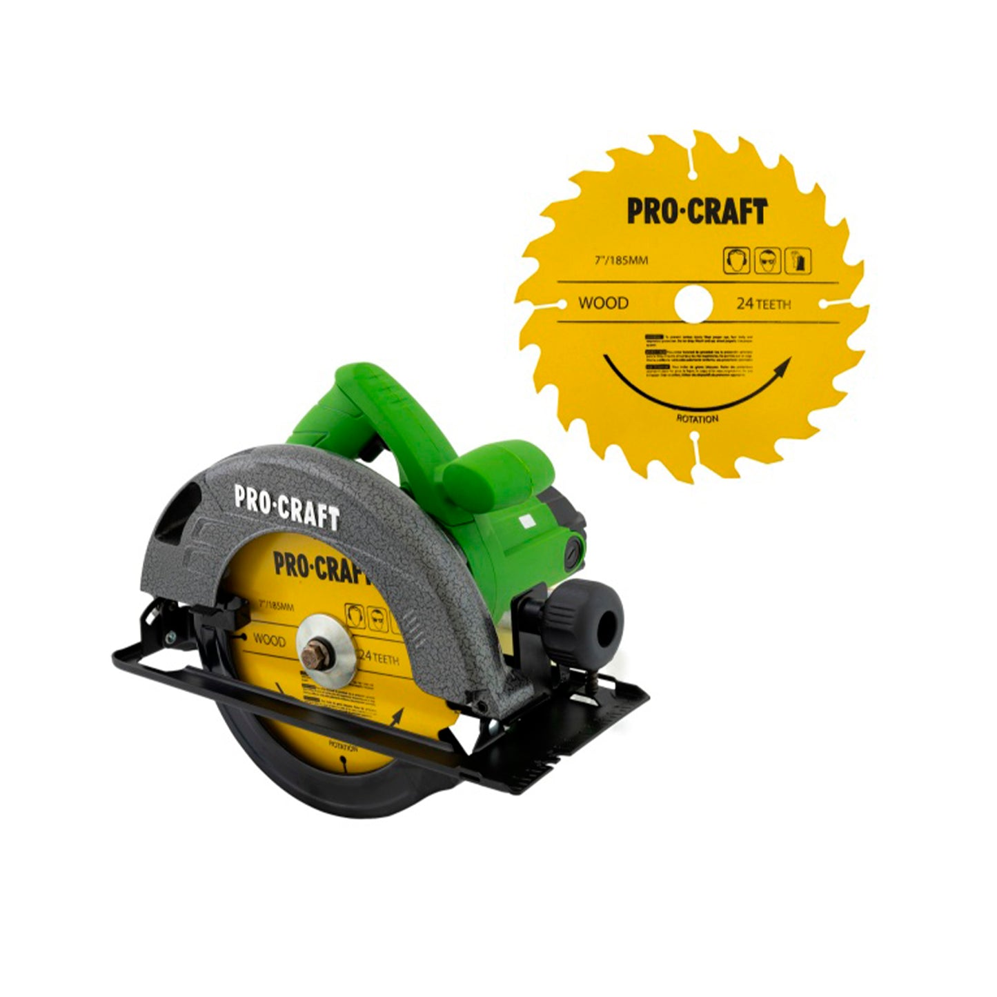 Fierăstrău Circular Electric de Mână 2300W – Procraft KR2300 | Disc 185 mm