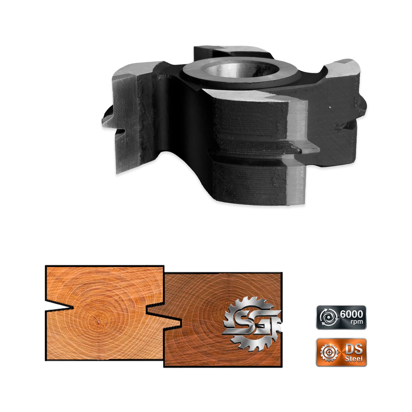 Freza profesionala monobloc pentru imbinare lemn lamelar latitudinal de 40 mm model Solgrat C06