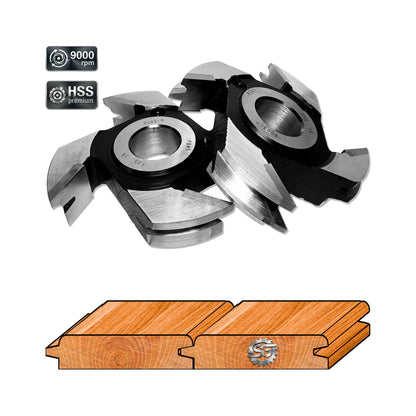 Set 2 Freze Lambriu Profil Rotund B=16 - 25 mm | Cod 14.01UR | HSS Premium