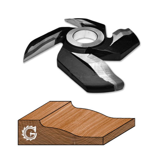 Freza Tablie Mobila 45 mm HSS cu un profil elegant neted fara complicatii ca valul linistit de mare 