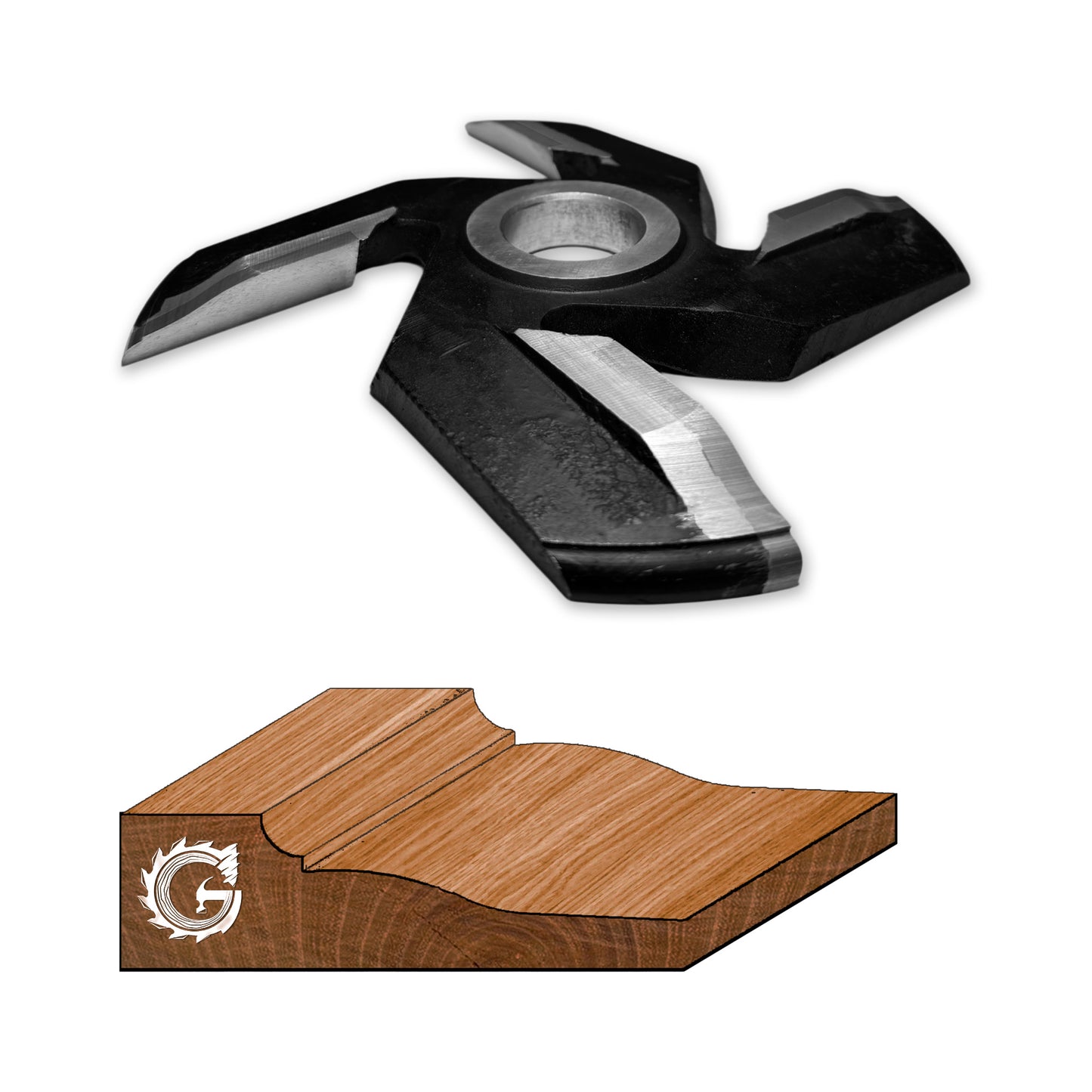 Фрези по дереву – Профіль дверної панелі M012-39 HSS Стандарт