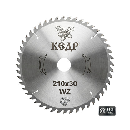 Pânză Circulară Lemn KEDR Ø210x2.6/1.5x30 mm | 20, 24, 28, 36, 48, 56 Dinți Vidia WZ