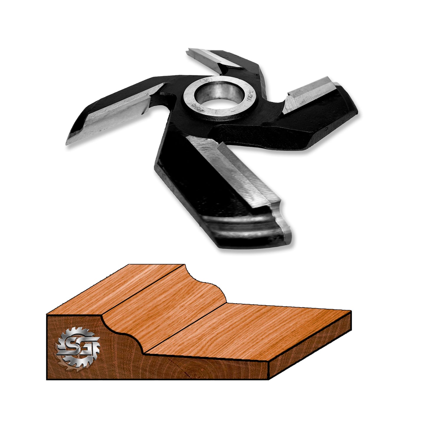 Фрези по дереву – Профіль дверної панелі M012-39 HSS Стандарт