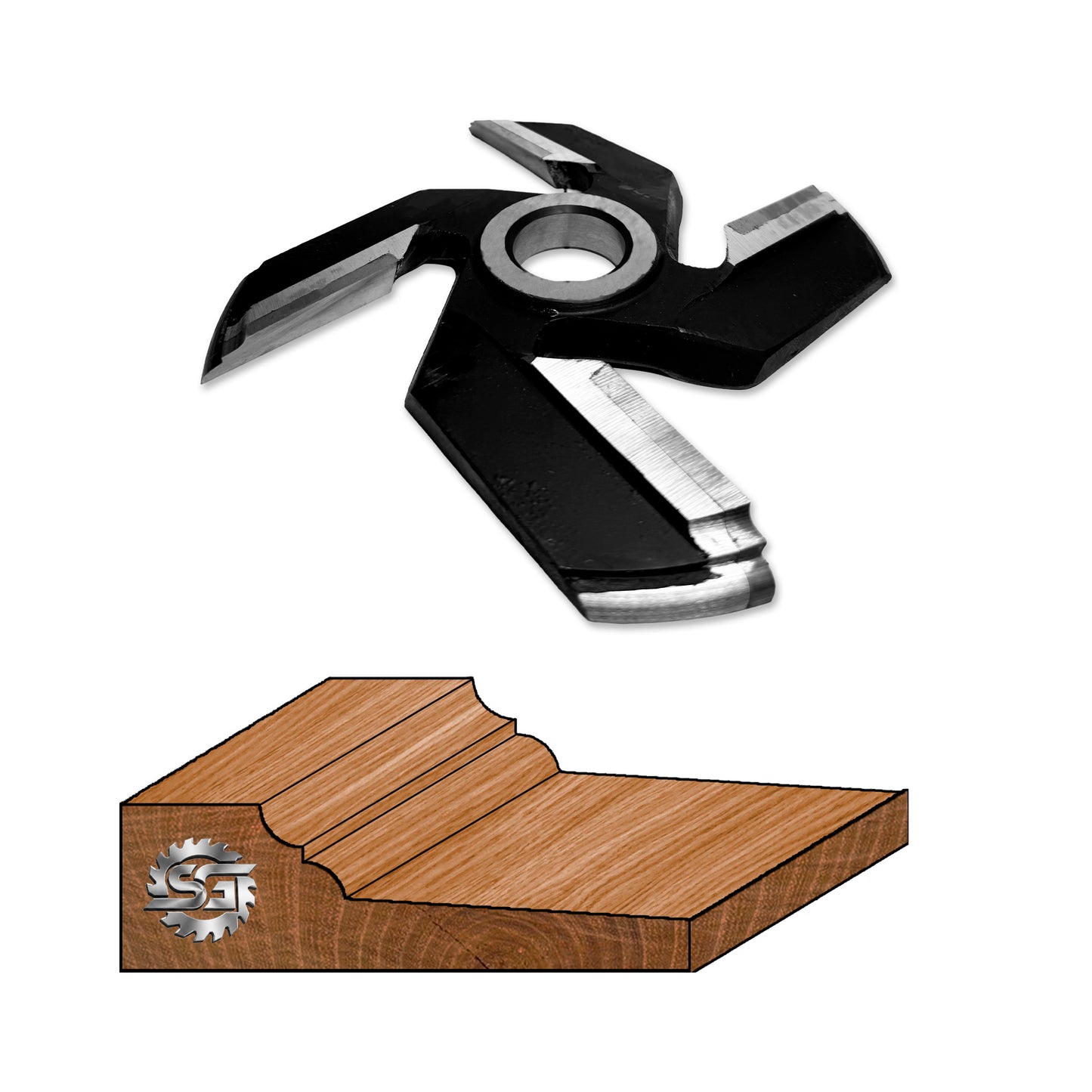 Фрези по дереву – Профіль дверної панелі M012-39 HSS Стандарт