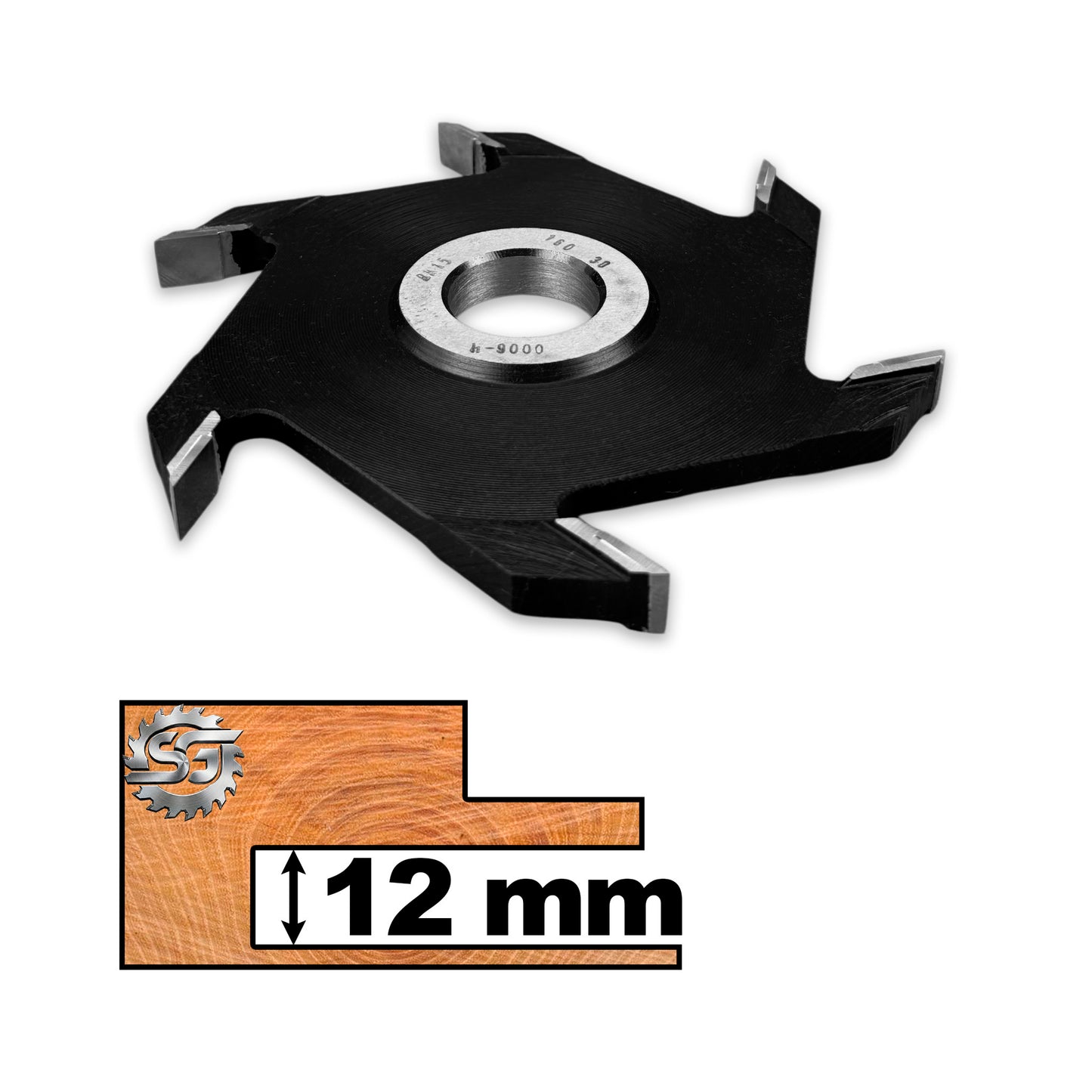 Grooving Cutter 160 x 12 mm – Brazed, HSS or TCT Vidia