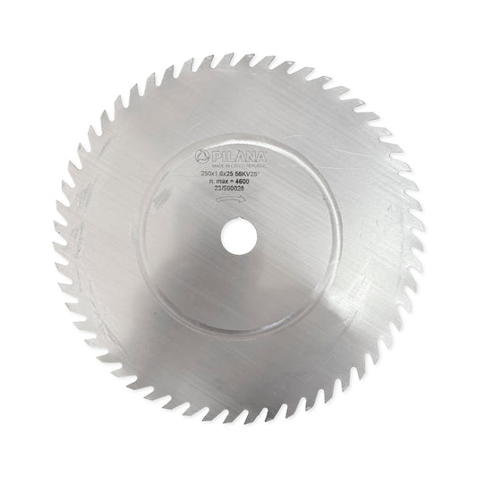 PILANA Circular Monometal Saw Blade 250x1.6x25mm, 56 Set Teeth