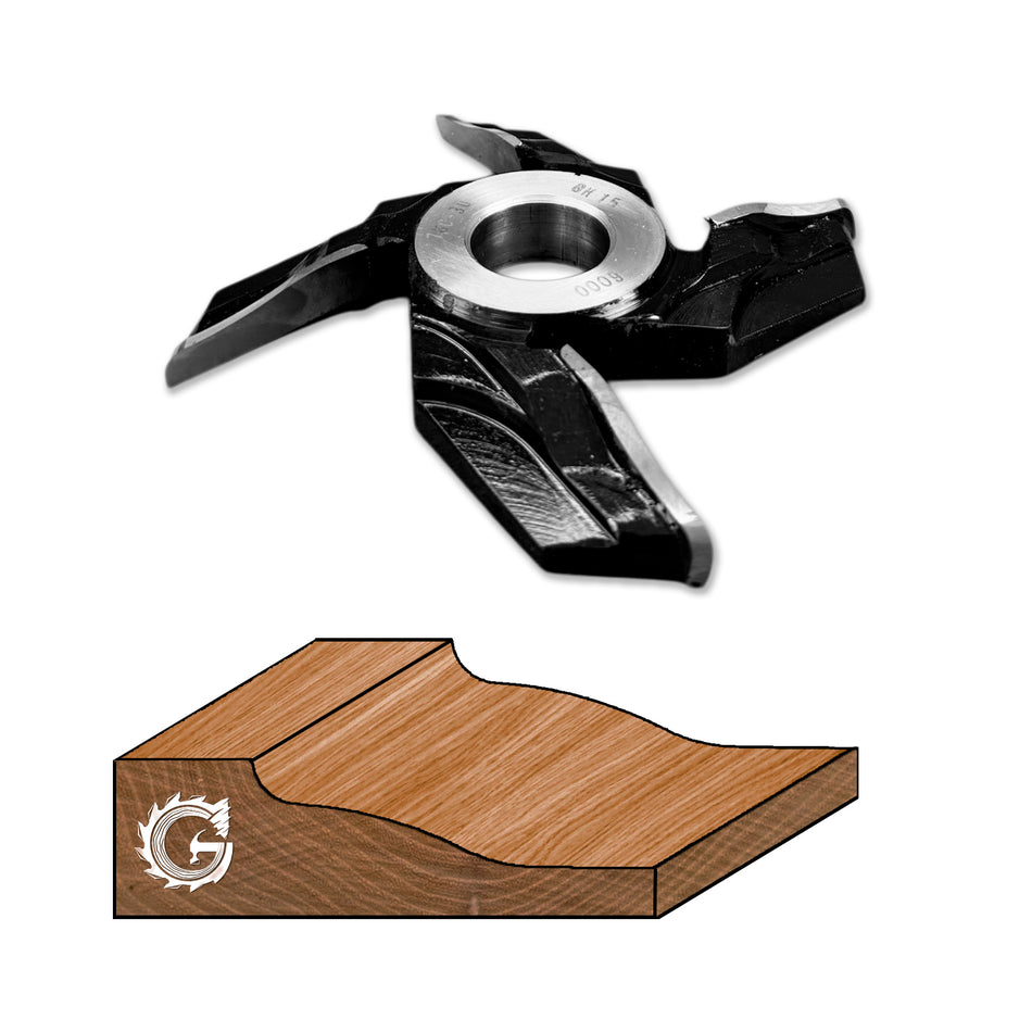 N20 Wood Headboard Router Bit - D160 HSS M2