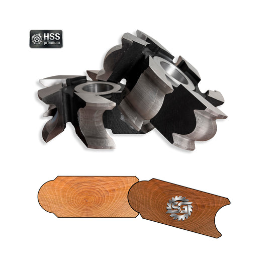 Set Freze pentru Ciubăr și Saună 22 - 46 mm | HSS Premium