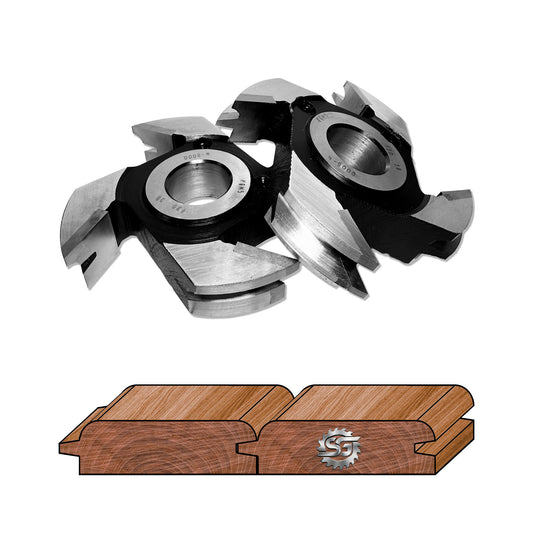 Set freze lambriu profil rotund pentru lemn de 16 si 26 mm brazat cu hss