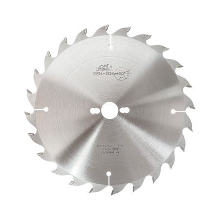 Pânză circulară Pilana 350 mm cu 24 dinți FZ pentru spintecat lemn masiv, placată TCT, destinată tăierilor longitudinale.