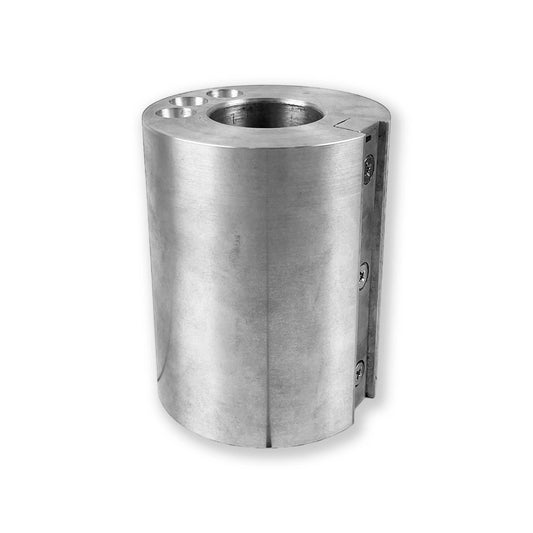 Accesoriu șlefuitor: tambur aluminiu 110 mm înălțime, ideal pentru prelucrarea lemnului.