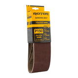 Bandă abrazivă ROTOR 75×533 mm P150 – set 5 buc
