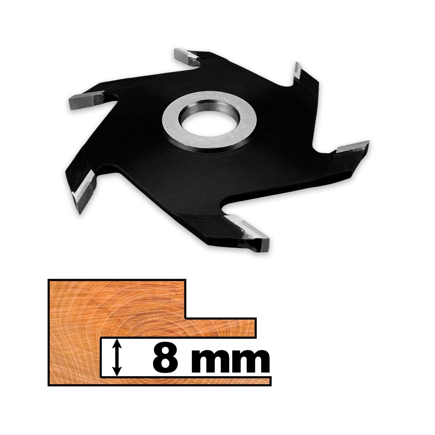 Imagine generală freze nut Vidia 8 mm – gamă variată pentru prelucrarea precisă a lemnului.