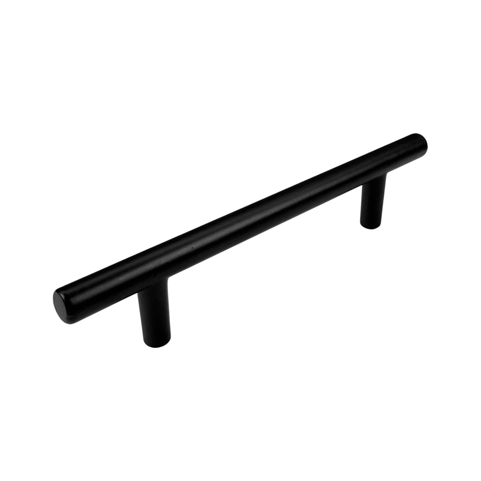 Metal & Plastic T-Handle for Furniture, Black
