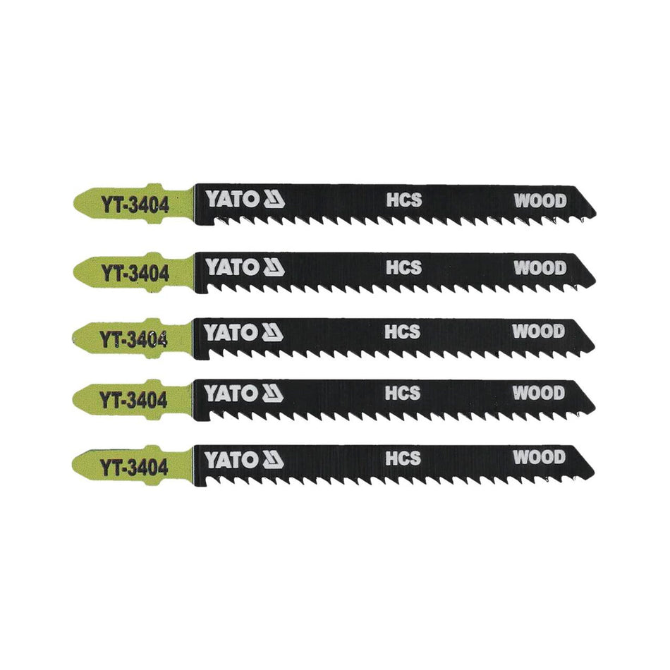 Set of 5 Jigsaw Blades for Wood YATO YT-3404 | Clean Cut